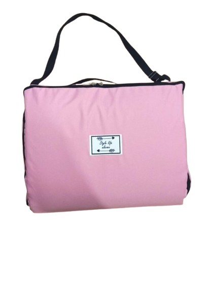 ™ سرير رضيع محمول قابل للطي مع وسادة وخوذة حماية