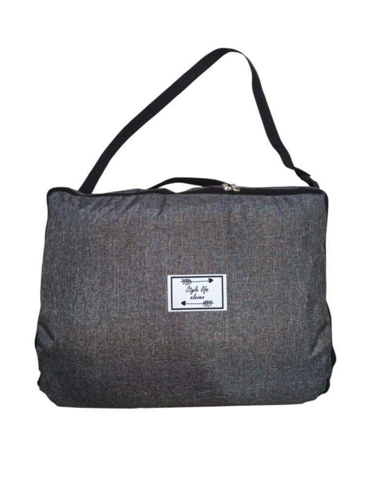 ™ سرير رضيع محمول قابل للطي مع وسادة وخوذة حماية